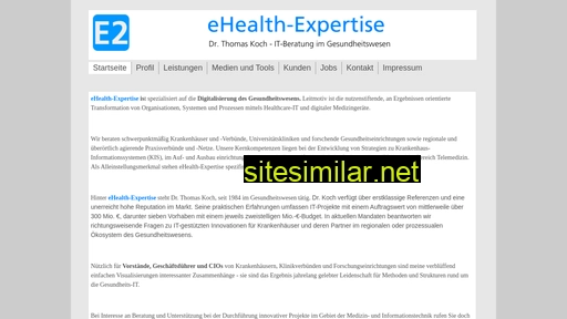 Ehealth-expertise similar sites