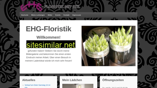 ehg-floristik.de alternative sites