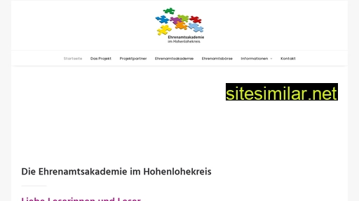 ehrenamt-hohenlohekreis.de alternative sites