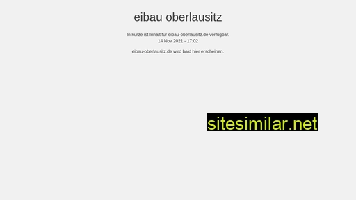 eibau-oberlausitz.de alternative sites