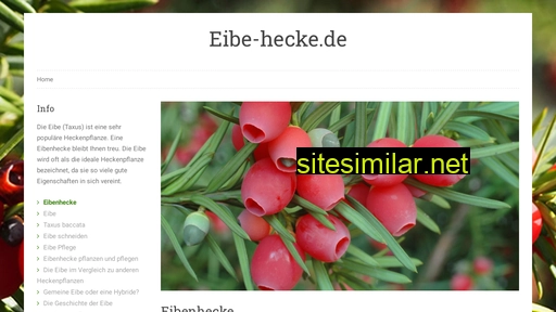 eibe-hecke.de alternative sites