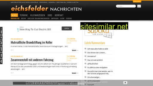 eichsfelder-nachrichten.de alternative sites