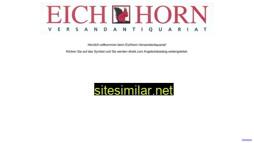 eichhorn-antiquariat.de alternative sites