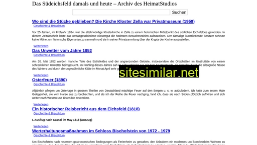 Eichsfeld-archiv similar sites