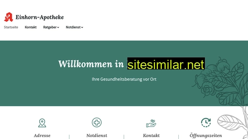 einhorn-apotheke-krefeld-app.de alternative sites
