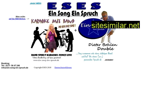 ein-song-ein-spruch.de alternative sites