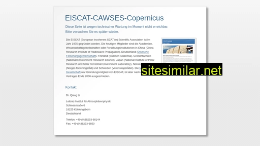 Eiscat similar sites