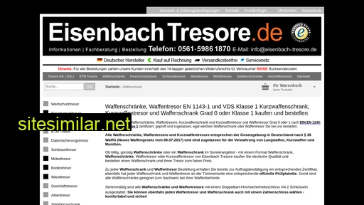 eisenbach-waffenschrank.de alternative sites