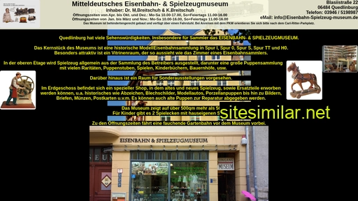 eisenbahn-spielzeug-museum.de alternative sites