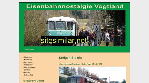 eisenbahnnostalgie-vogtland.de alternative sites