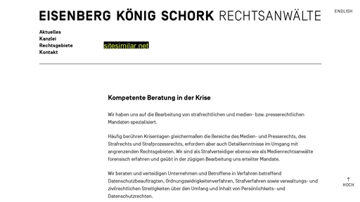 eisenberg-koenig-schork.de alternative sites