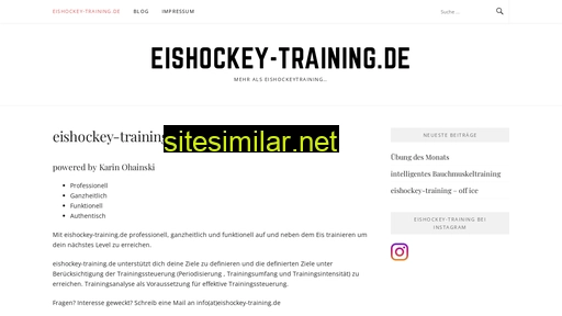 eishockey-training.de alternative sites