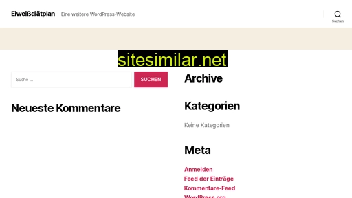 eiweissdiaetplan.de alternative sites