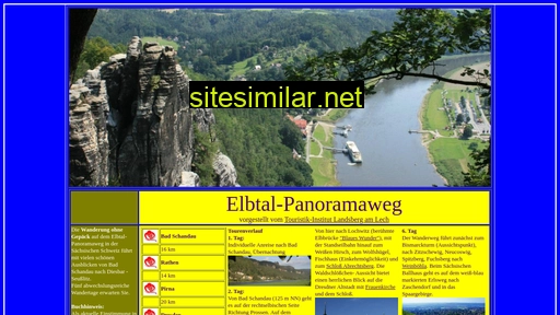 Elbtalpanoramaweg similar sites
