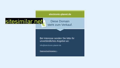 electronic-planet.de alternative sites