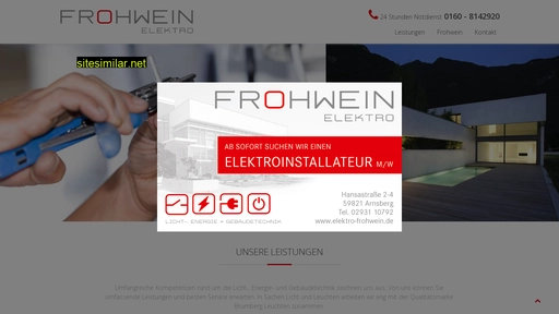 Elektro-frohwein similar sites