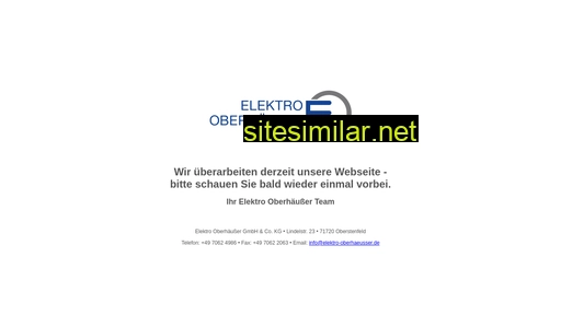 elektro-oberhaeusser.de alternative sites