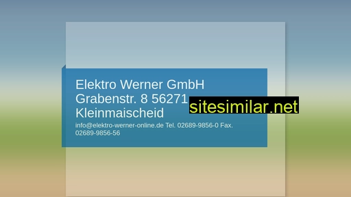 elektro-werner-online.de alternative sites