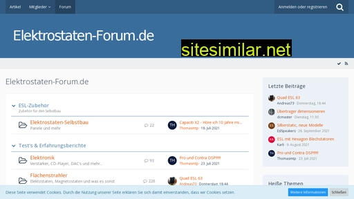 elektrostaten-forum.de alternative sites