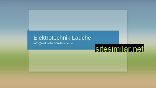 elektrotechnik-lauche.de alternative sites