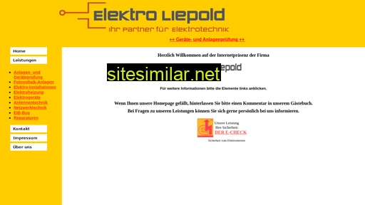 elektrotechnik-liepold.de alternative sites