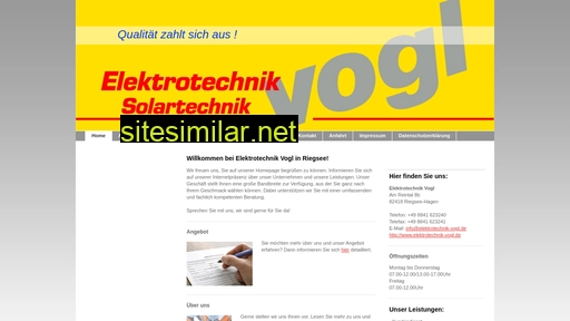 elektrotechnik-vogl.de alternative sites