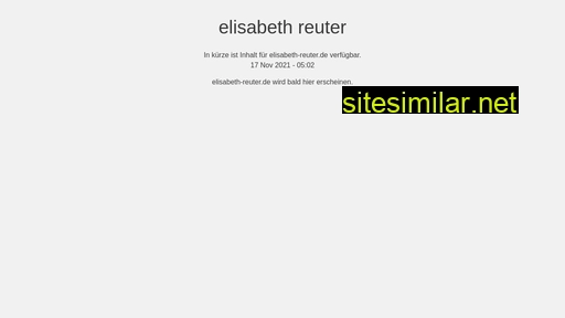 elisabeth-reuter.de alternative sites