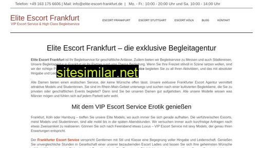 Elite-escort-frankfurt similar sites