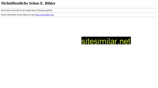 elmar-bihler.de alternative sites