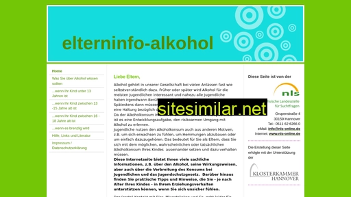 Elterninfo-alkohol similar sites