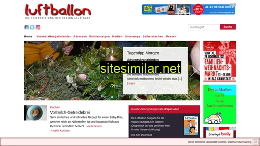Elternzeitung-luftballon similar sites