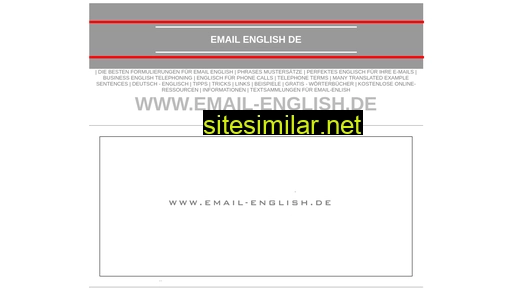 Email-english similar sites