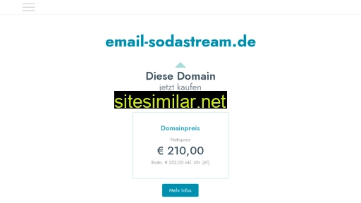 email-sodastream.de alternative sites