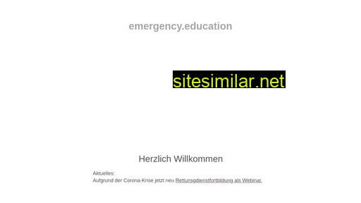 emergency-education.de alternative sites