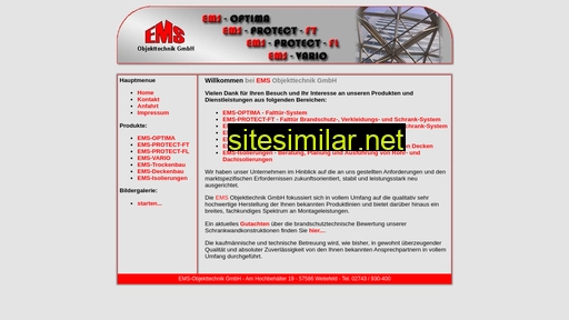 Ems-objekt similar sites