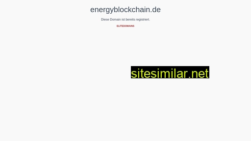Energyblockchain similar sites