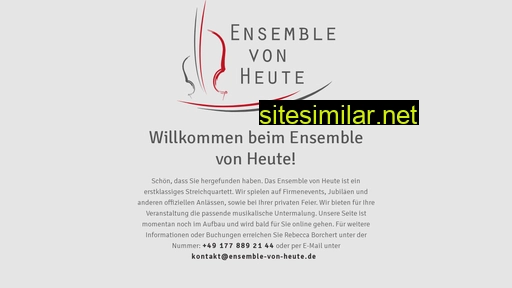 ensemble-von-heute.de alternative sites