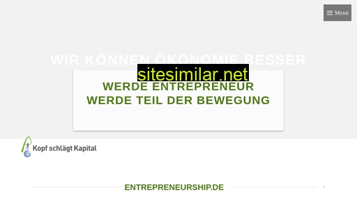 entrepreneurship.de alternative sites
