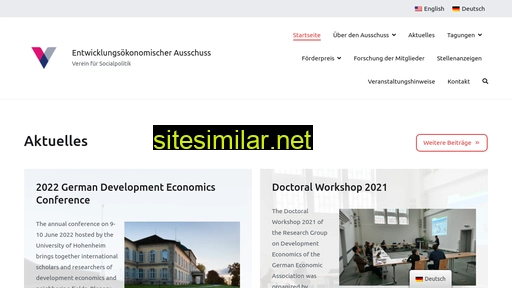 entwicklungsoekonomischer-ausschuss.de alternative sites