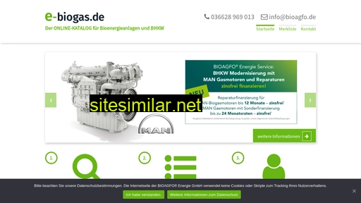 e-biogas.de alternative sites