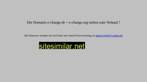 e-change.de alternative sites