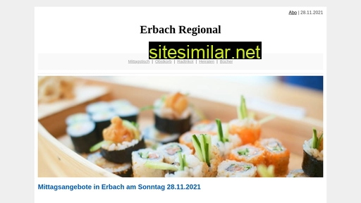erbach-donau-regional.de alternative sites