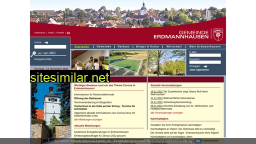 Erdmannhausen similar sites