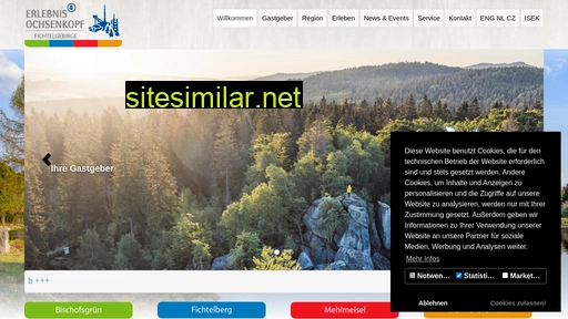 erlebnisregion-ochsenkopf.de alternative sites