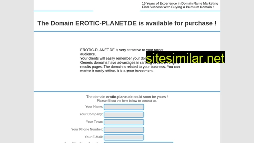 erotic-planet.de alternative sites