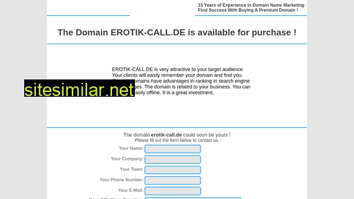 erotik-call.de alternative sites