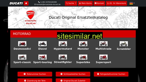 ersatzteile-ducati.de alternative sites
