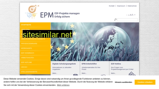 esf-epm.de alternative sites