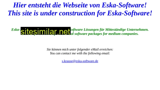 eska-software.de alternative sites