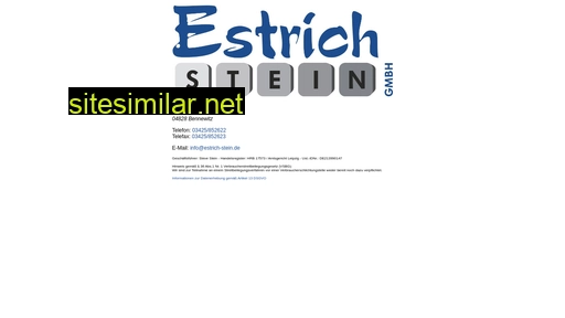 estrich-stein.de alternative sites